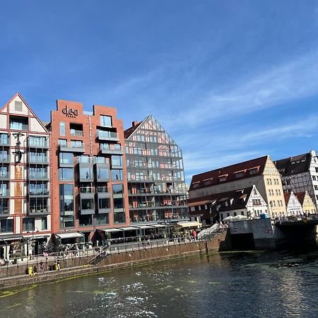 Apartament Chmielna Z Widokiem Na Rzeke Danzig Exterior foto